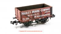 377-092 Graham Farish 7 Plank Wagon End Door 'Highley Mining Company Ltd.' Red - Era 3.